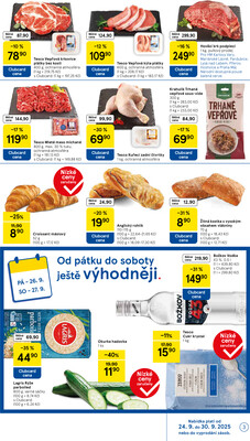 Tesco malé hypermarkety od 24.9. do 30.9.2025