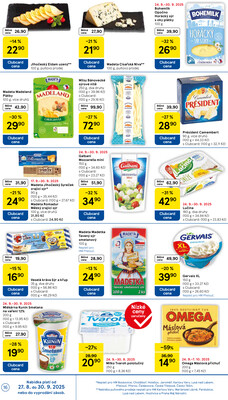 Tesco malé hypermarkety od 24.9. do 30.9.2025
