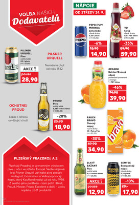 Kaufland 24.9. - 30.9. - Kaufland - Nymburk