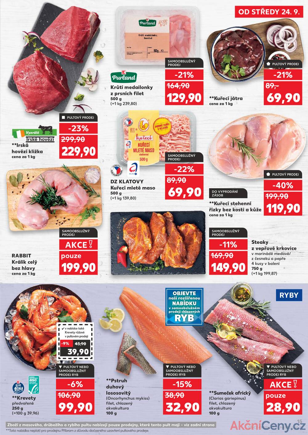 Leták Kaufland - Kaufland 24.9. - 30.9. - Kaufland - Olomouc - Hněvotínská - strana 15