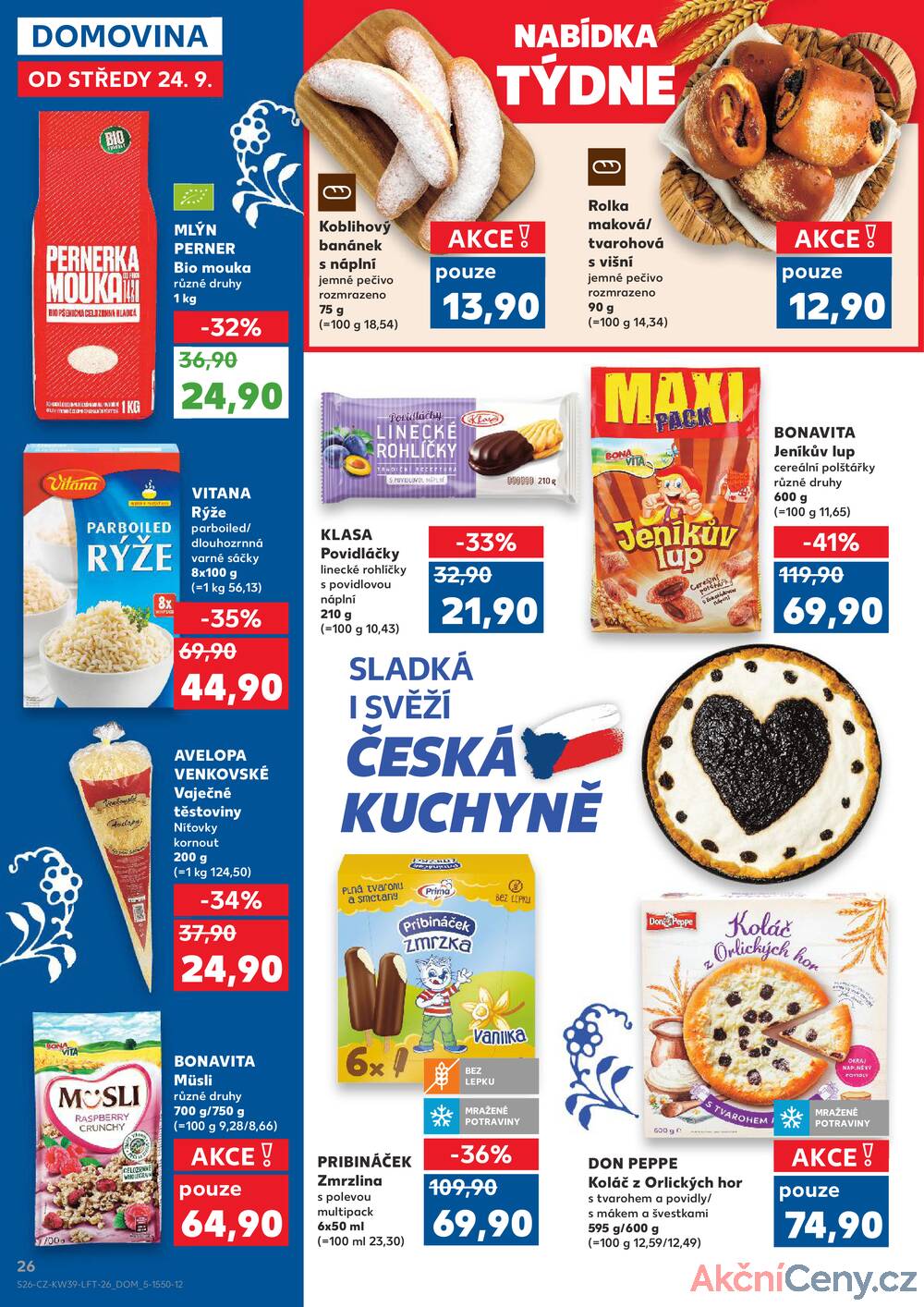 Leták Kaufland - Kaufland 24.9. - 30.9. - Kaufland - Přerov Lýsky - strana 26