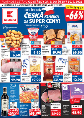 Leták Kaufland 24.9. - 30.9. - Kaufland - Kopřivnice