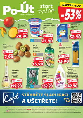 Kaufland 24.9. - 30.9. - Kaufland - Brandýs nad Labem