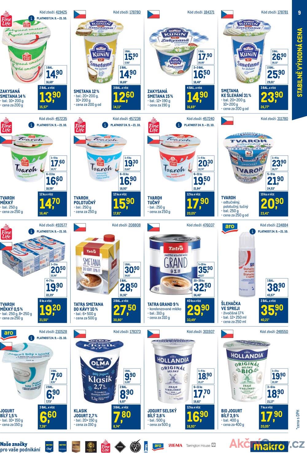 Leták MAKRO
platný do 18.11.2025 - strana 9