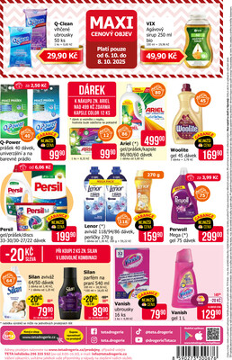 Teta drogerie  od 25.9. do 7.10.2025