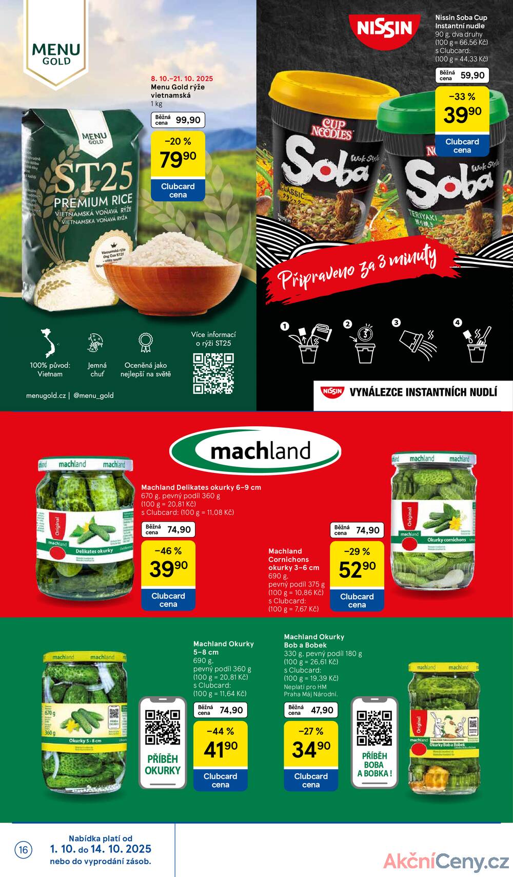 Leták Tesco - Tesco malé hypermarkety podzimní katalog od 1.10. do 27.10.2025 - strana 16