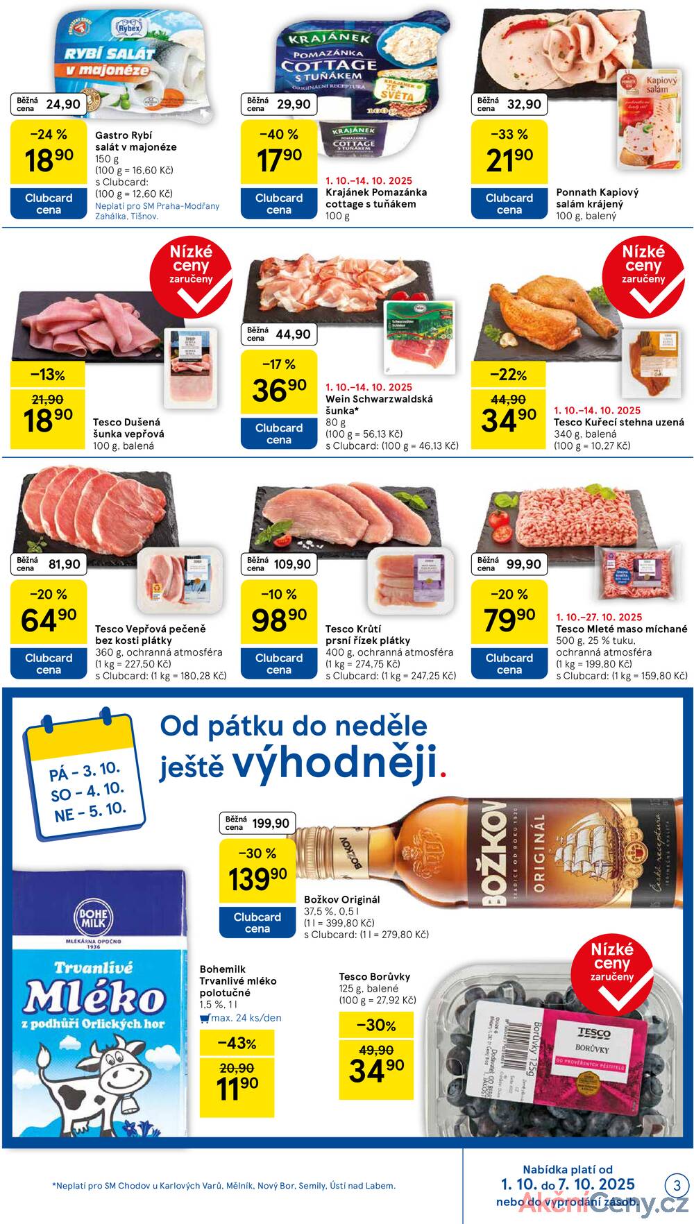Leták Tesco - Tesco supermarkety od 1.10. do 7.10.2025 - strana 3