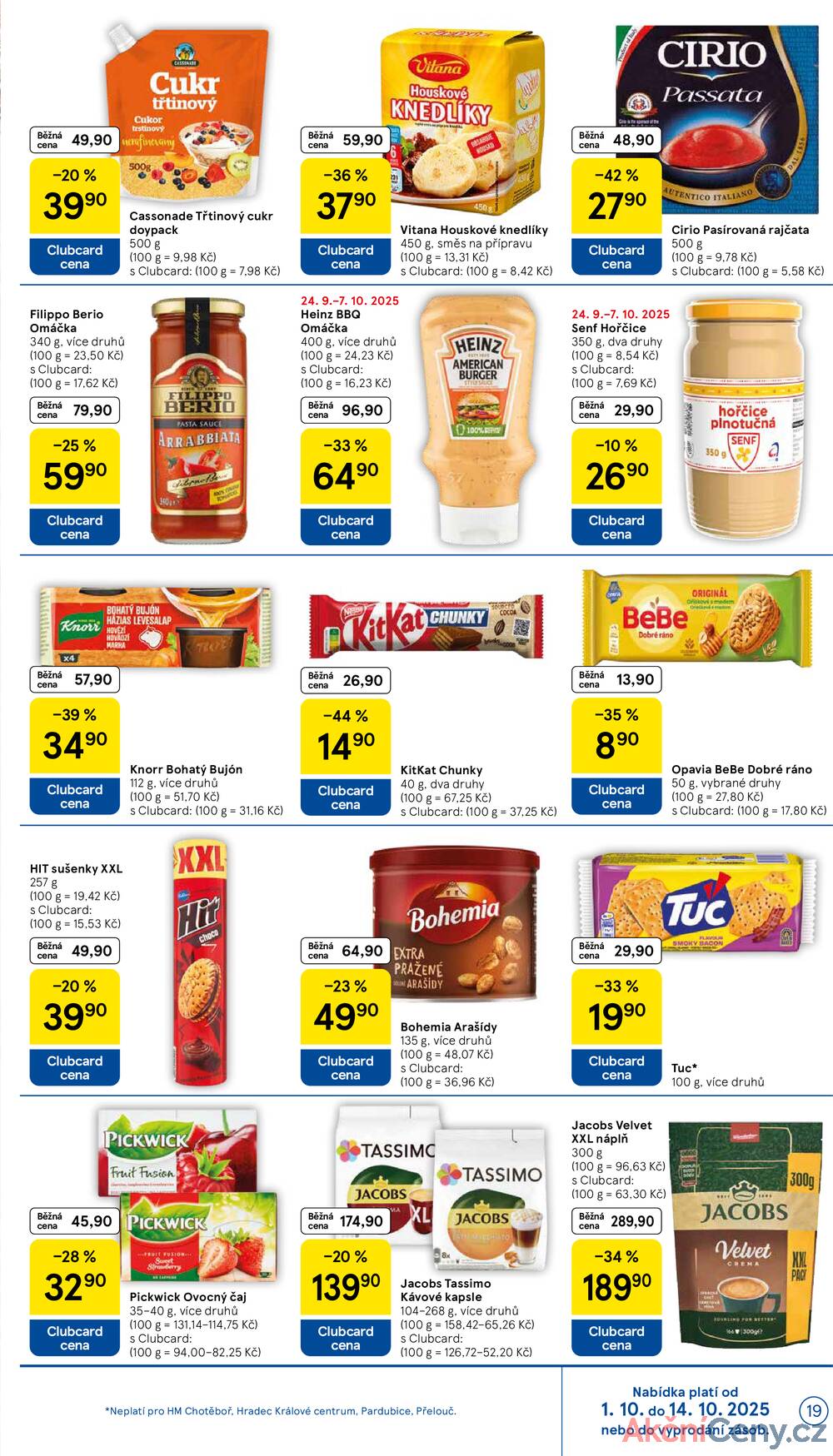 Leták Tesco - Tesco malé hypermarkety od 1.10. do 7.10.2025 - strana 19