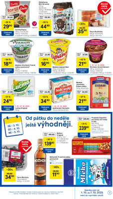 Tesco malé hypermarkety od 1.10. do 7.10.2025