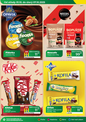 Tamda Foods od 1.10. do 7.10.2025
