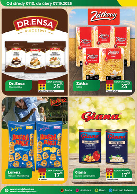 Tamda Foods od 1.10. do 7.10.2025
