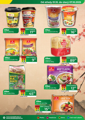 Tamda Foods od 1.10. do 7.10.2025