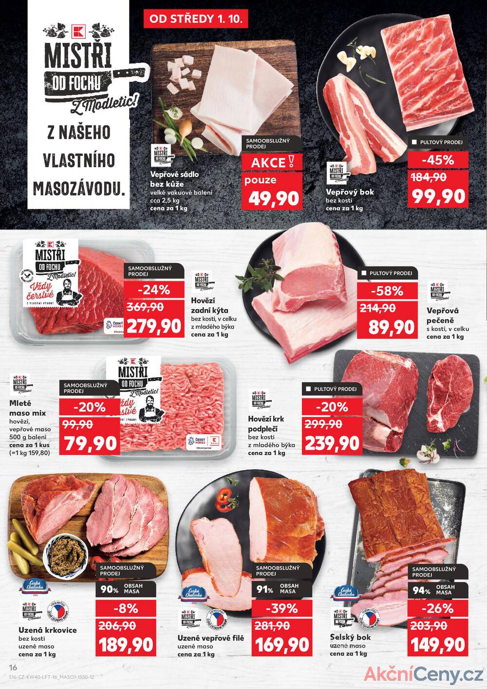 Leták Kaufland - Kaufland 1.10. - 7.10. - Kaufland - Domažlice - strana 16