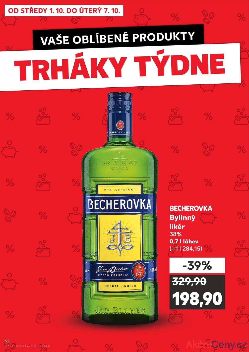 Leták Kaufland - Kaufland 1.10. - 7.10. - Kaufland - Čáslav - strana 62