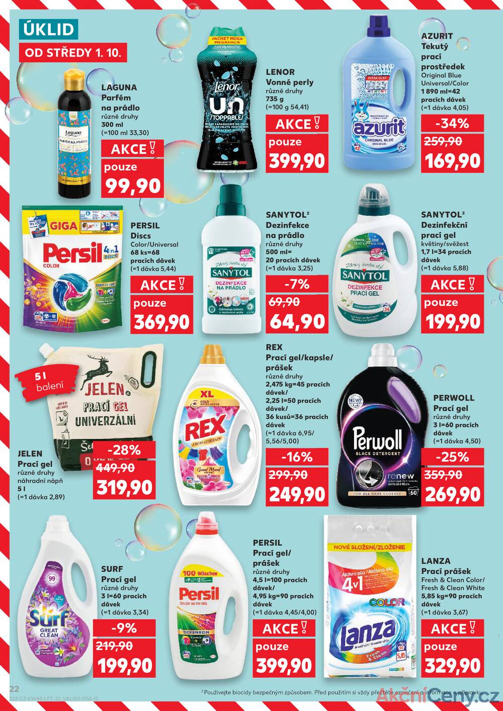 Leták Kaufland - Kaufland 1.10. - 7.10. - Kaufland - Náchod - strana 22