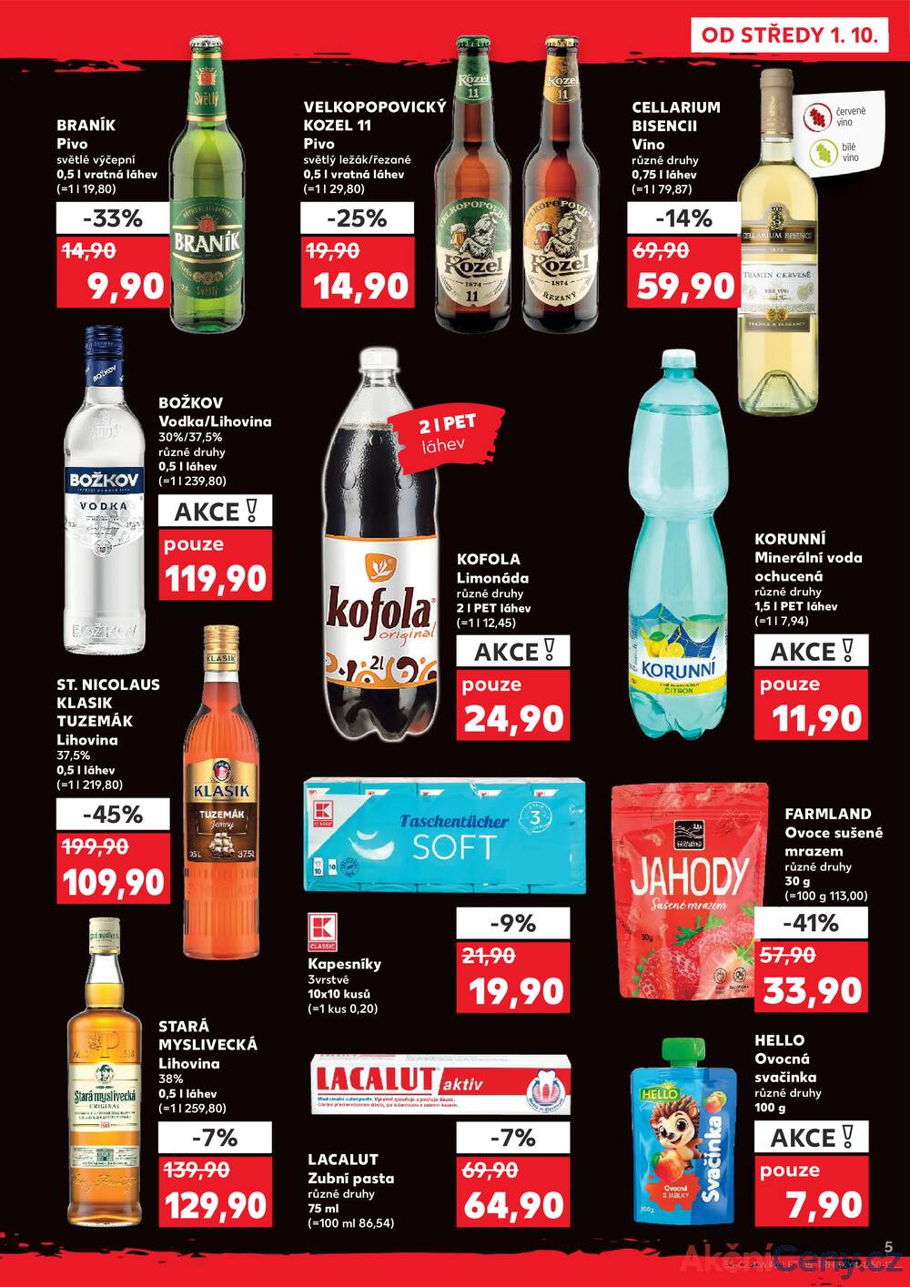 Leták Kaufland - Kaufland 1.10. - 7.10. - Kaufland - Děčín - strana 5