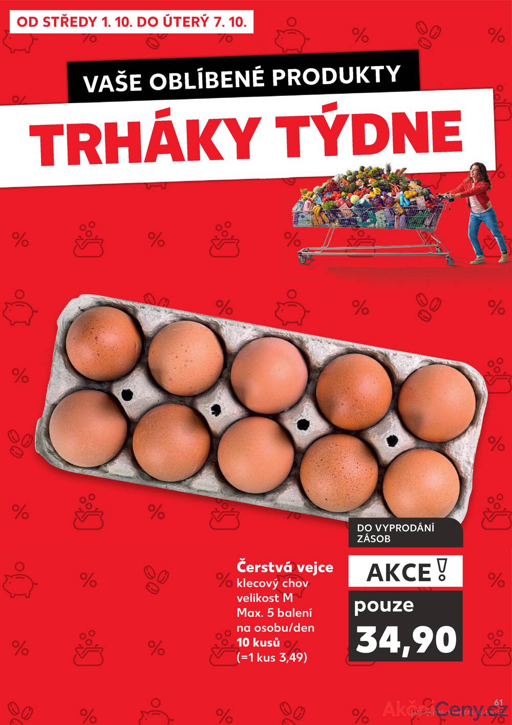 Leták Kaufland - Kaufland 1.10. - 7.10. - Kaufland - Teplice (Čs. Dobrovolců) - strana 61