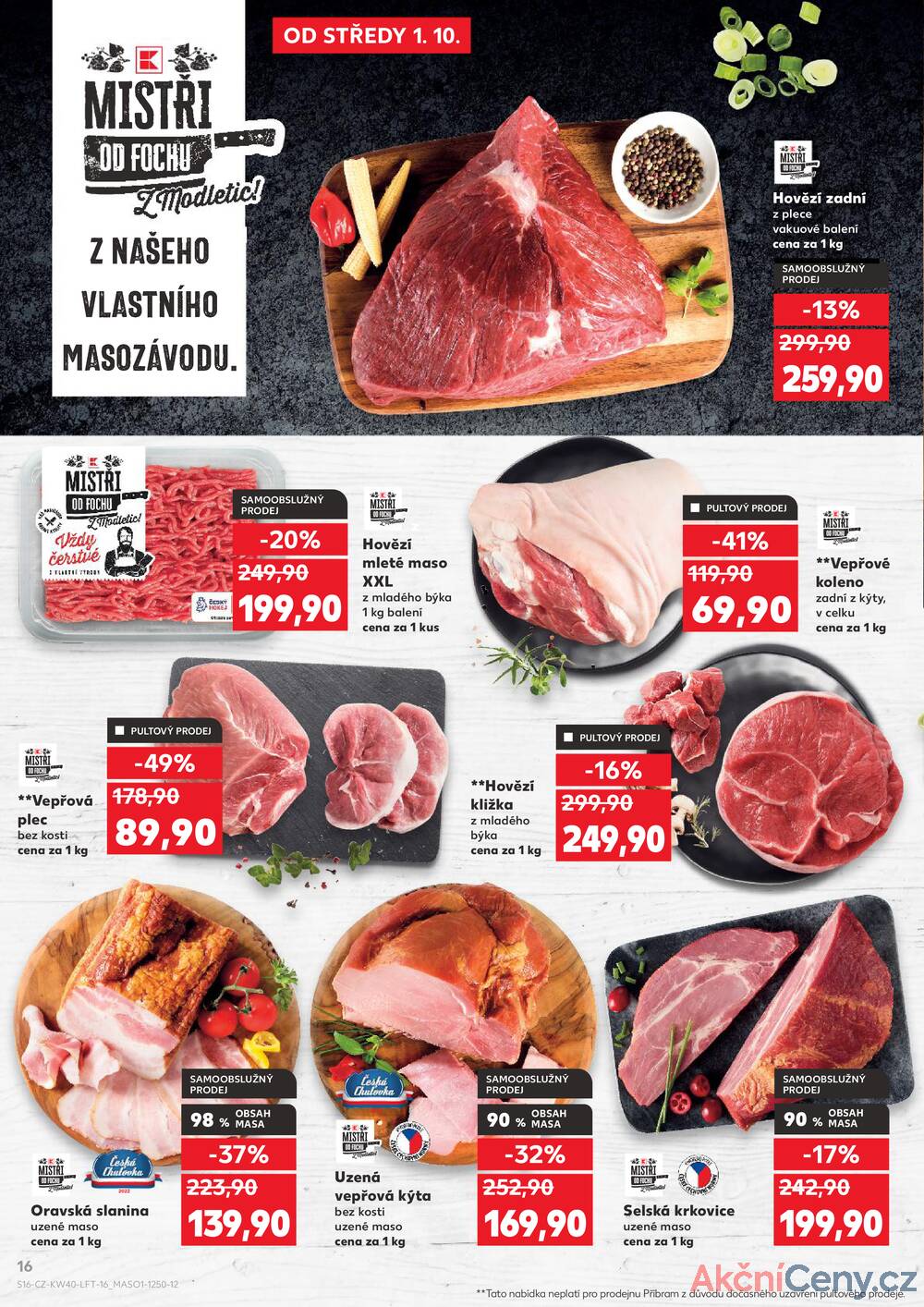 Leták Kaufland - Kaufland 1.10. - 7.10. - Kaufland - Česká Lípa - strana 16