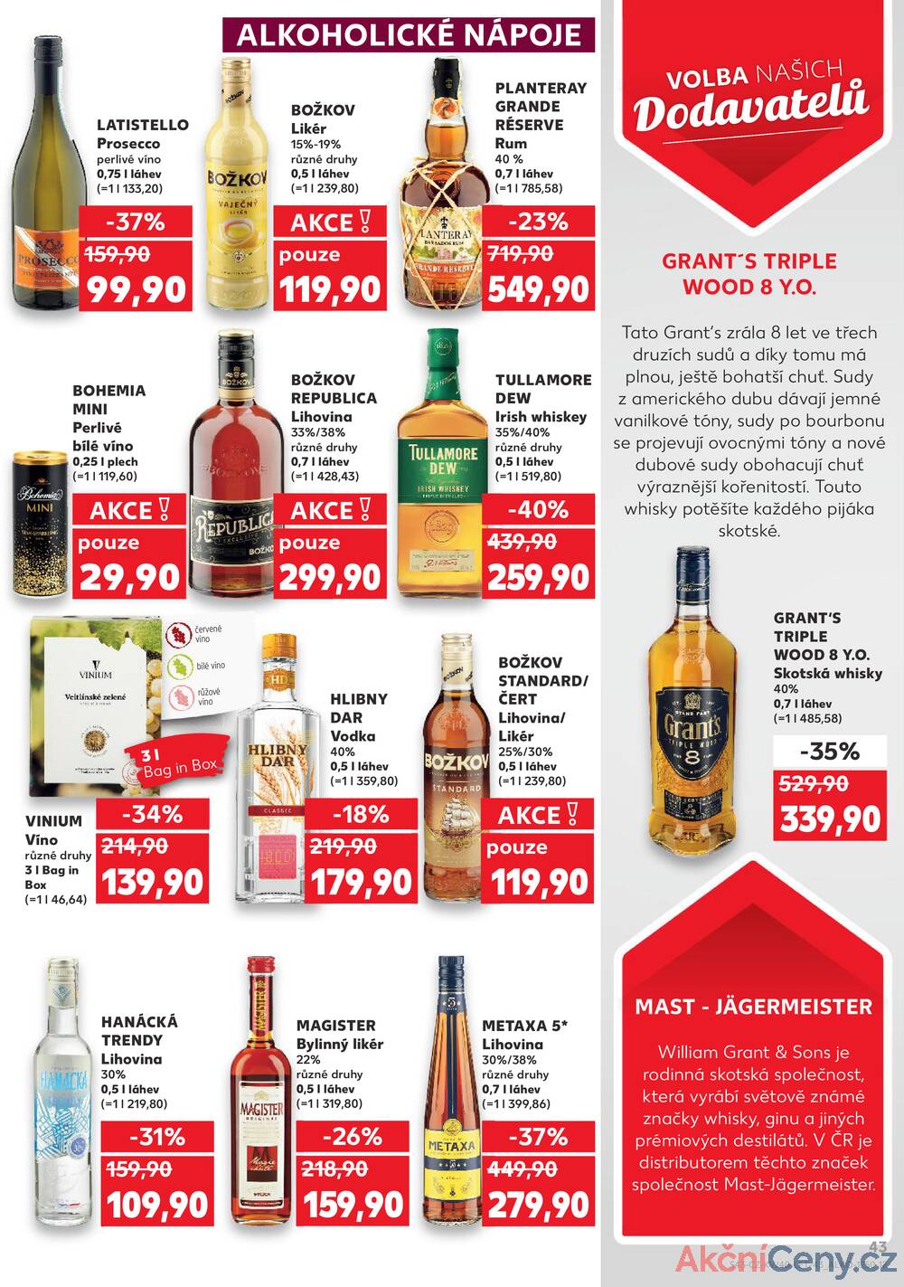 Leták Kaufland - Kaufland 1.10. - 7.10. - Kaufland - Jindřichův Hradec - strana 43