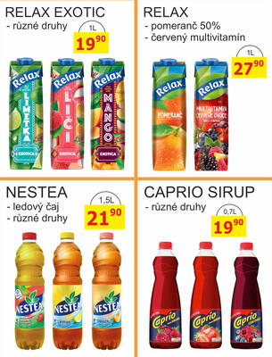 BENE Nápoje od 1.10. do 31.10.2025