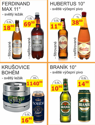 BENE Nápoje od 1.10. do 31.10.2025