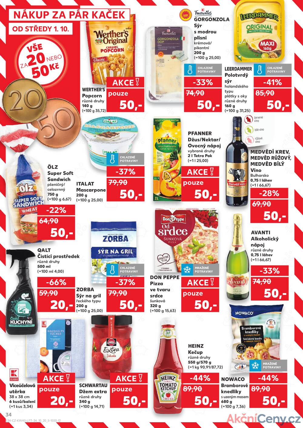 Leták Kaufland - Kaufland 1.10. - 7.10. - Kaufland - Praha 12 (Modřany) - strana 34