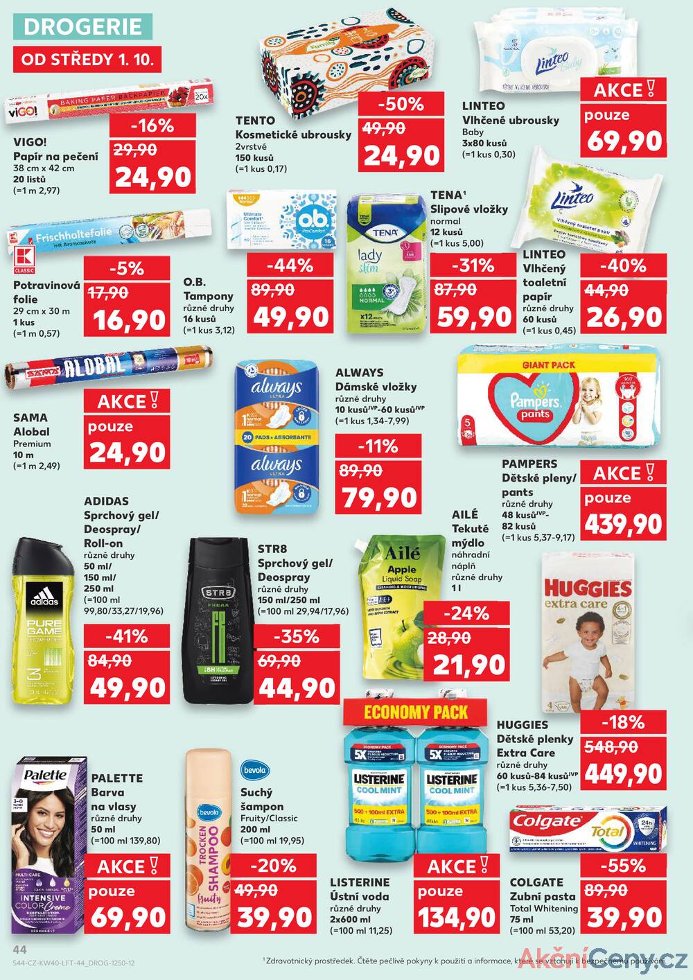Leták Kaufland - Kaufland 1.10. - 7.10. - Kaufland - Ostrava - Zábřeh - strana 44
