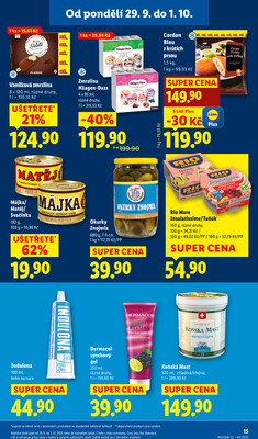 Lidl od 29.9. do 1.10.2025
