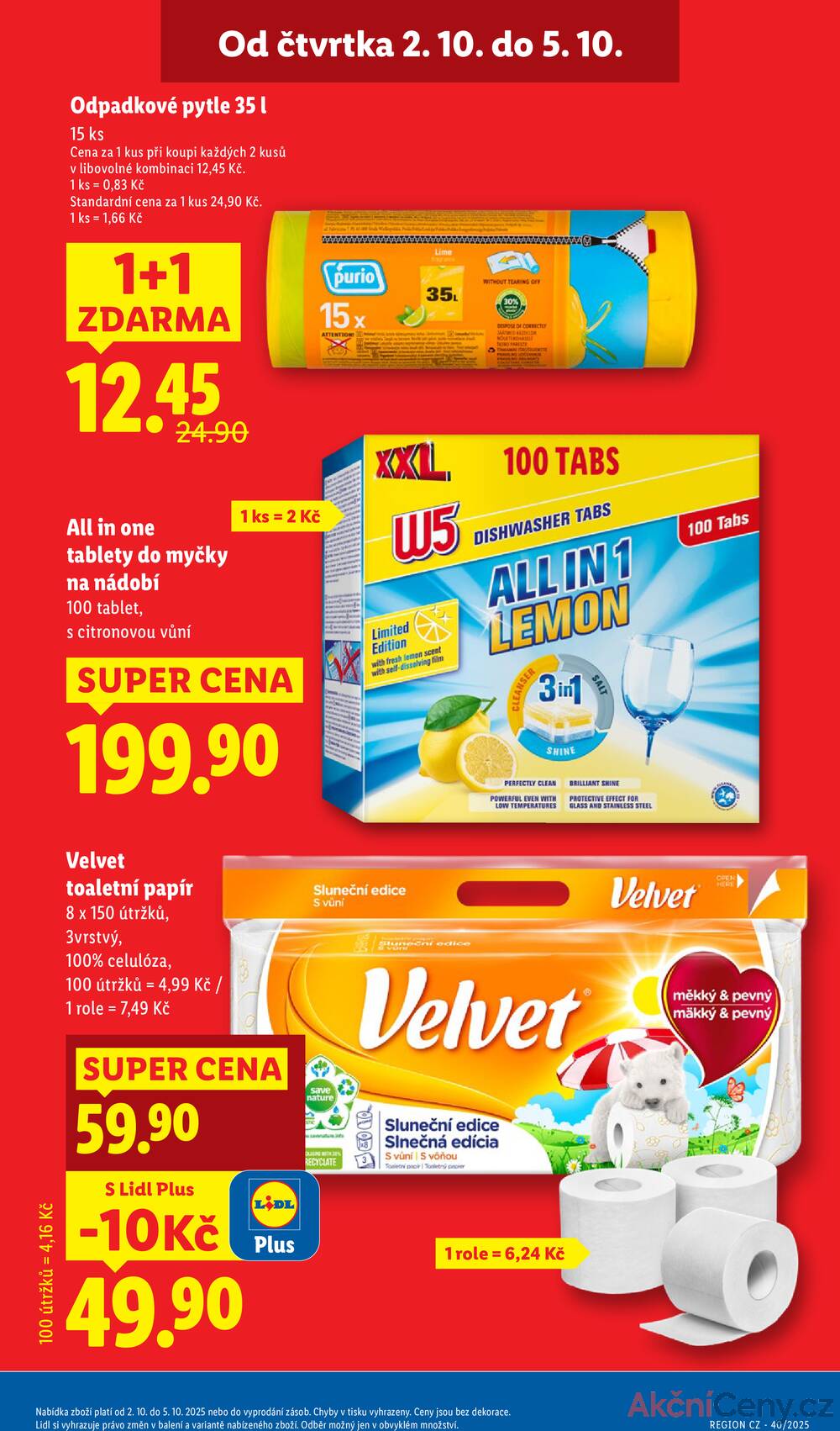 Leták Lidl - Lidl Čtvrtek od 2.10. do 5.10.2025 - strana 3