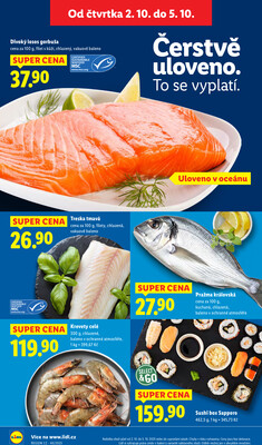Lidl Čtvrtek od 2.10. do 5.10.2025