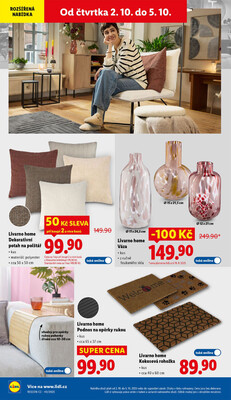 Lidl Čtvrtek od 2.10. do 5.10.2025