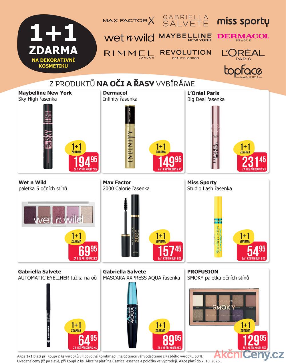 Leták Teta drogerie - Teta drogerie 1+1 zdarma na dekorativní kosmetiku od 30.9. do 7.10.2025 - strana 2
