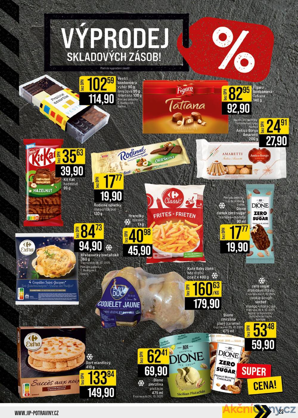 Leták JIP - JIP Cash & Carry České Budějovice, Most, Náchod, Polička, Sušice a Svoboda nad Úpou od 1.10. do 7.10.2025 - strana 23