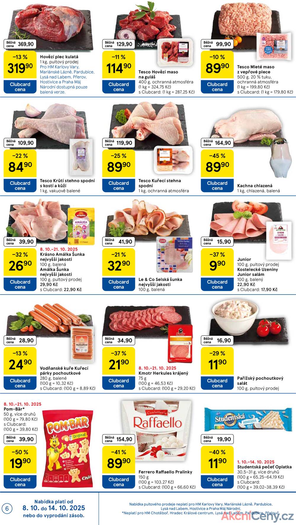 Leták Tesco - Tesco malé hypermarkety od 8.10. do 14.10.2025 - strana 6