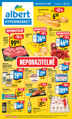 Albert  Hypermarket od 8.10. do 14.10.2025