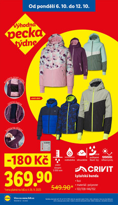 Lidl od 6.10. do 8.10.2025