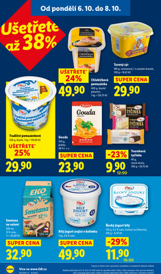 Lidl od 6.10. do 8.10.2025