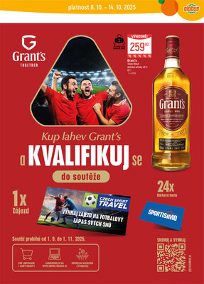 Akční leták Globus 8.10. - 14.10.2025 - Globus Jenišov u Karlových Varů