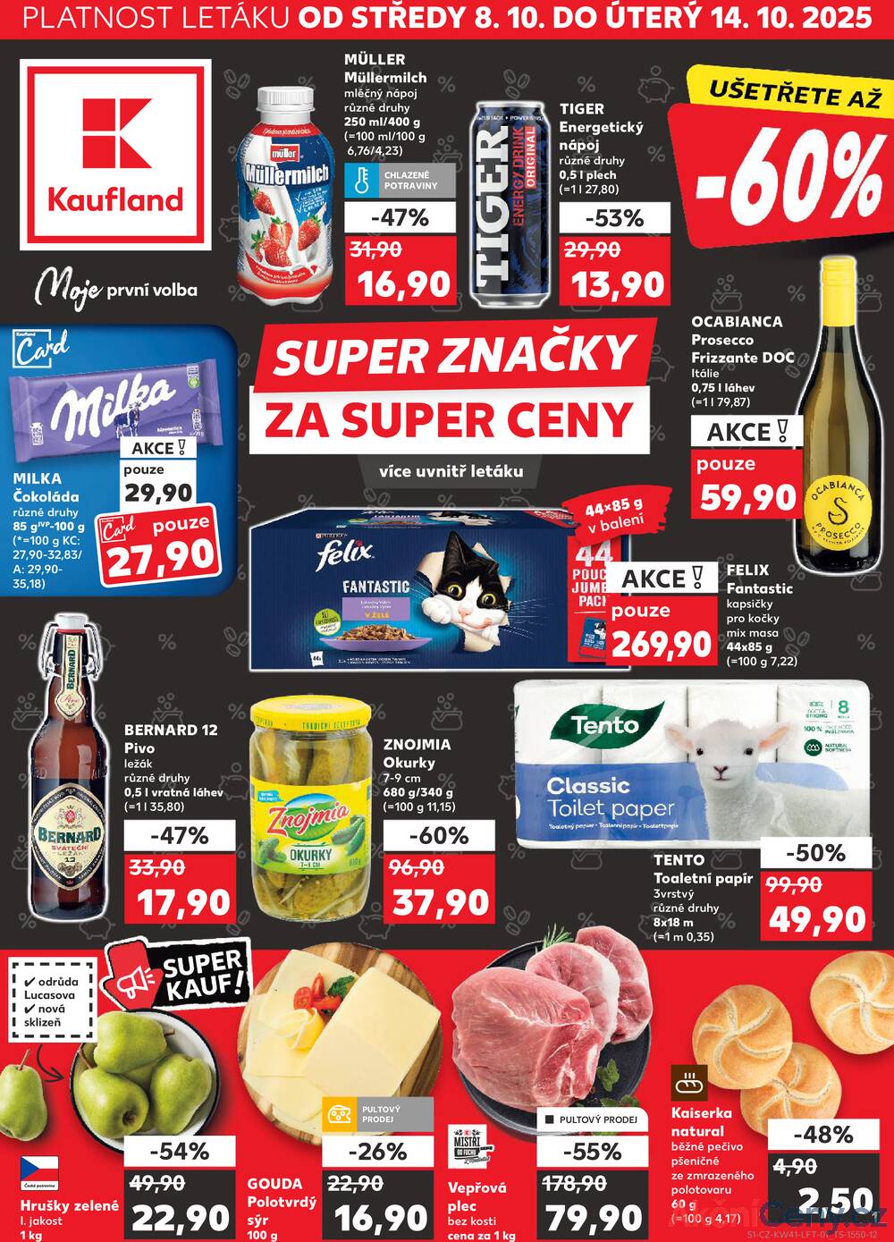 Leták Kaufland - Kaufland 8.10. - 14.10. - Kaufland - Prachatice - strana 1