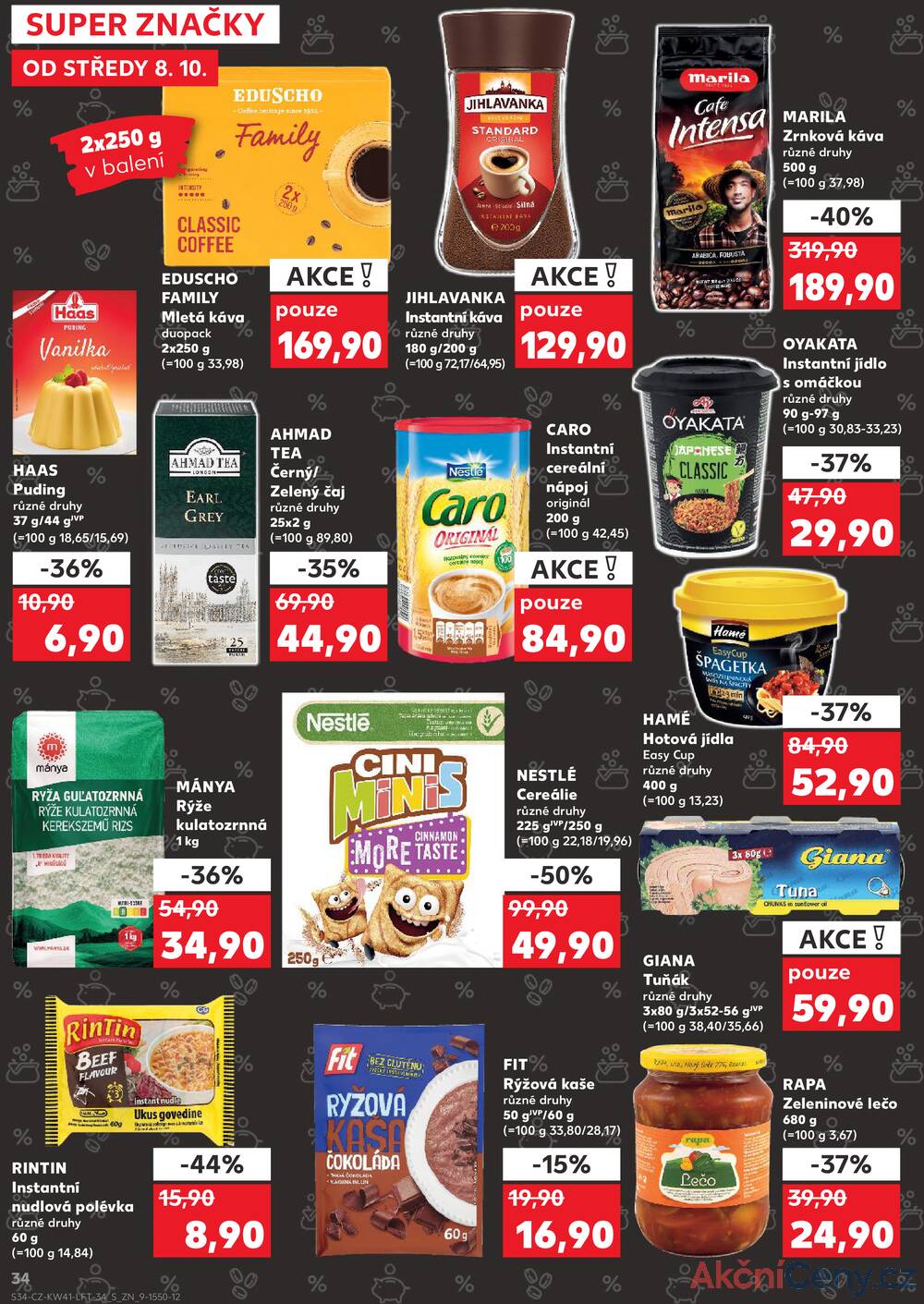 Leták Kaufland - Kaufland 8.10. - 14.10. - Kaufland - Děčín - strana 34
