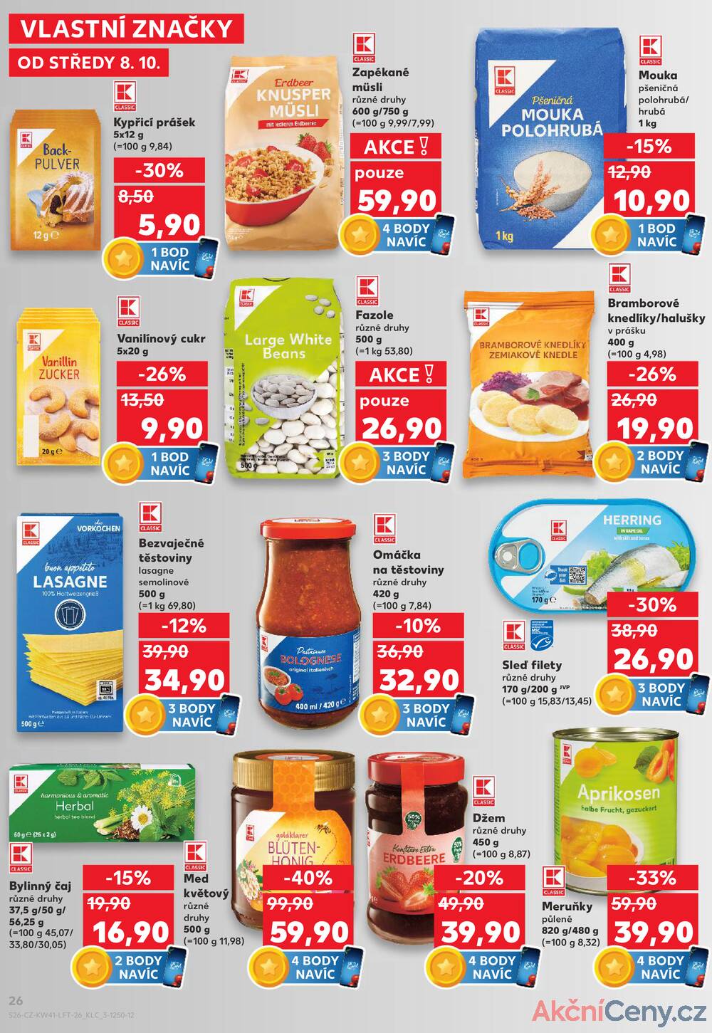 Leták Kaufland - Kaufland 8.10. - 14.10. - Kaufland - Znojmo (Dukelských bojovníků) - strana 26