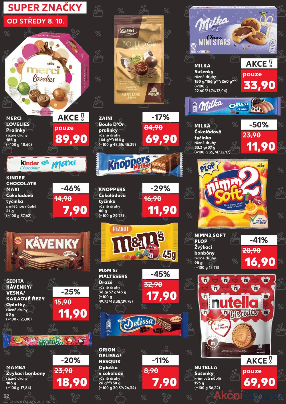 Leták Kaufland - Kaufland 8.10. - 14.10. - Kaufland - Znojmo (Dukelských bojovníků) - strana 32