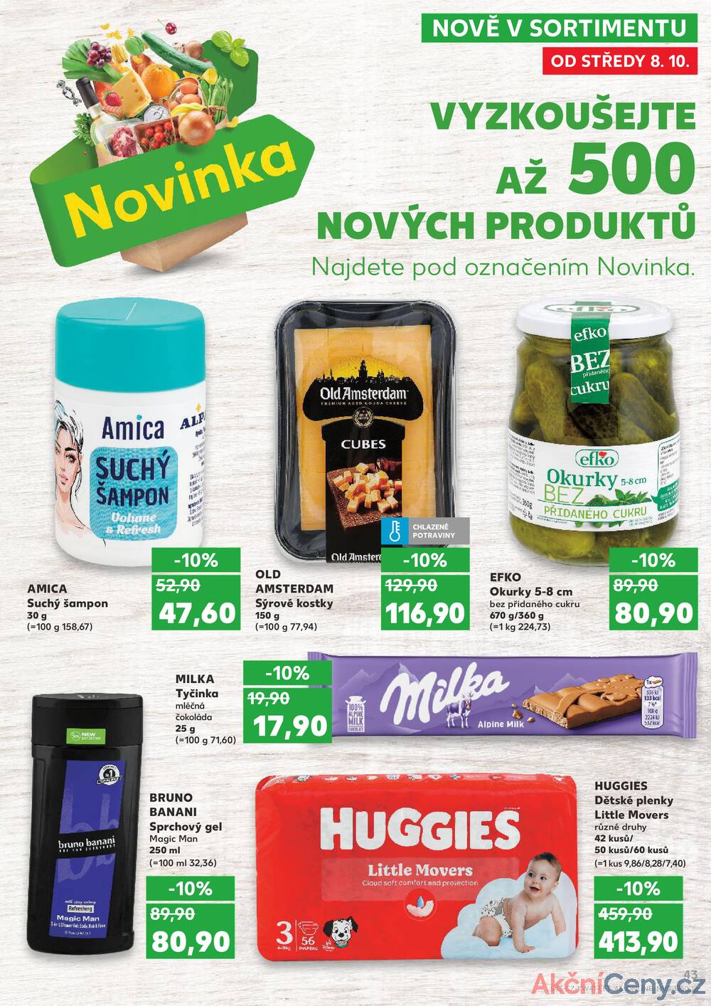Leták Kaufland - Kaufland 8.10. - 14.10. - Kaufland - Znojmo (Dukelských bojovníků) - strana 43