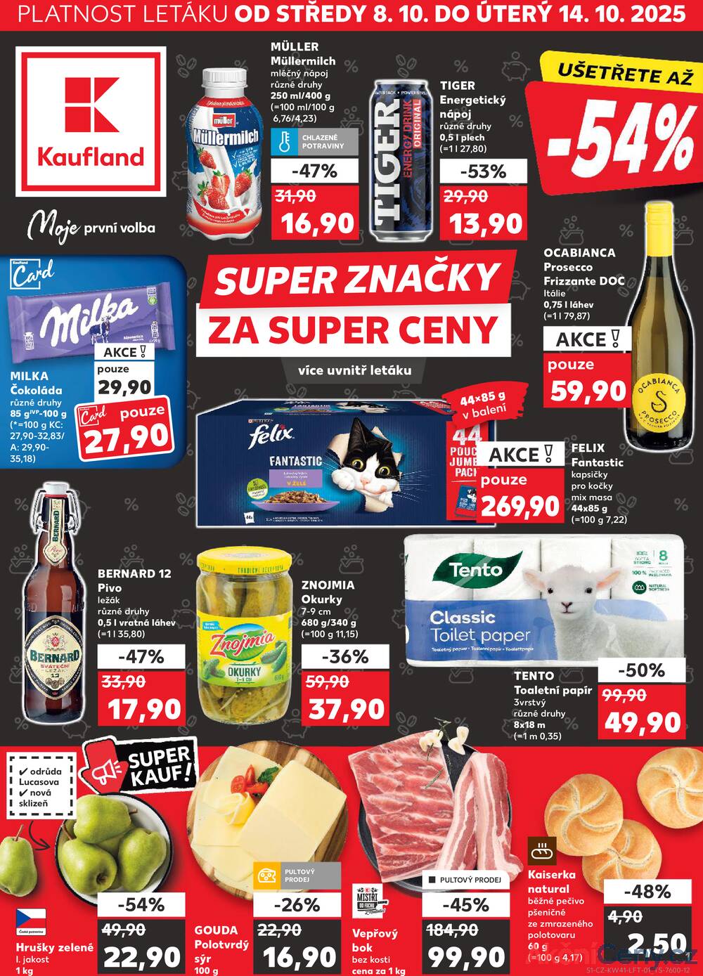 Leták Kaufland - Kaufland 8.10. - 14.10. - Kaufland - Kopřivnice - strana 1