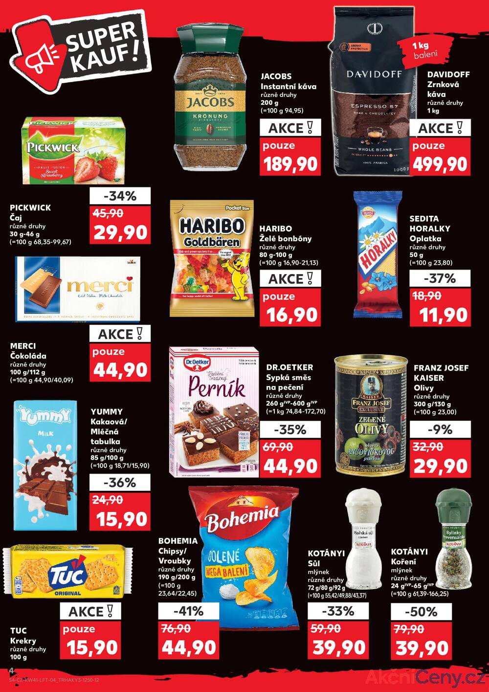 Leták Kaufland - Kaufland 8.10. - 14.10. - Kaufland - Kopřivnice - strana 4