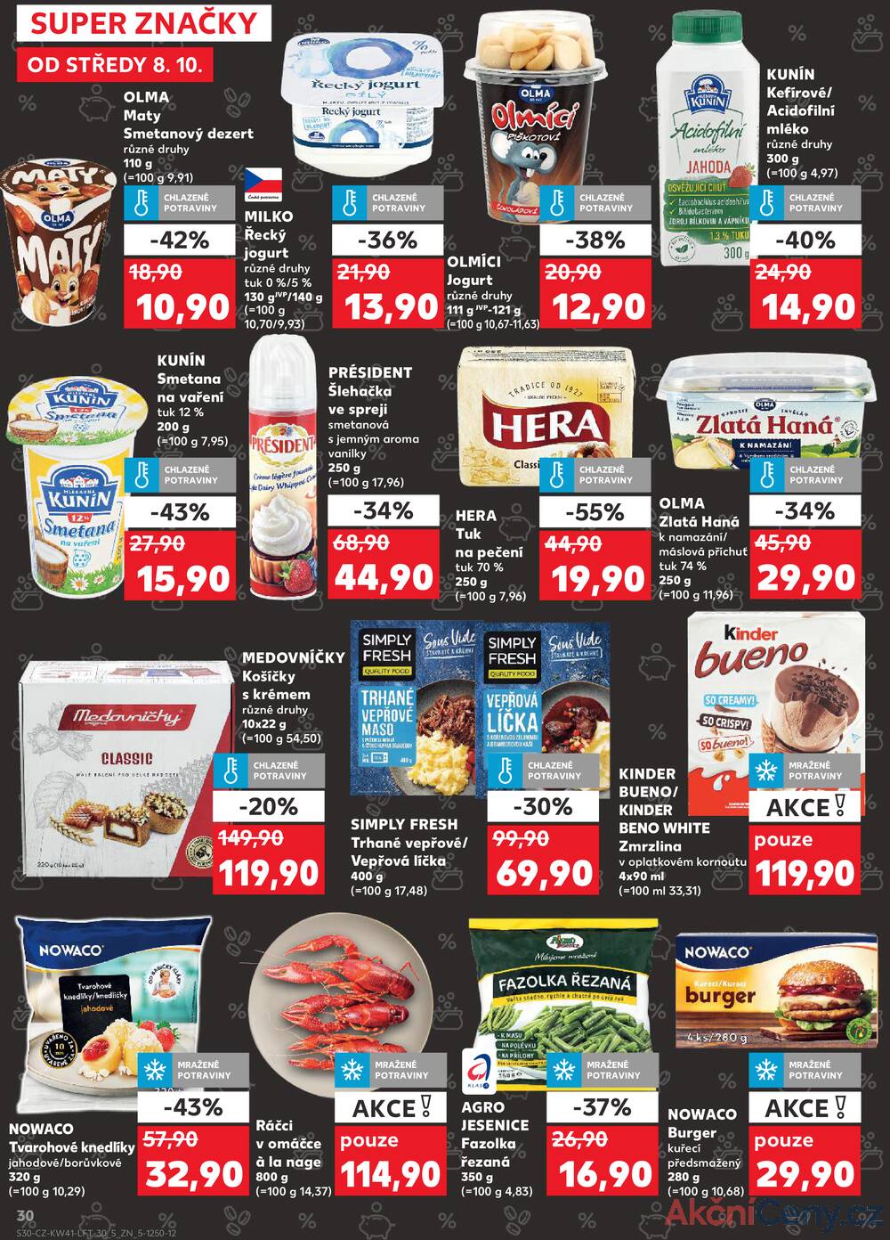 Leták Kaufland - Kaufland 8.10. - 14.10. - Kaufland - Brandýs nad Labem - strana 30