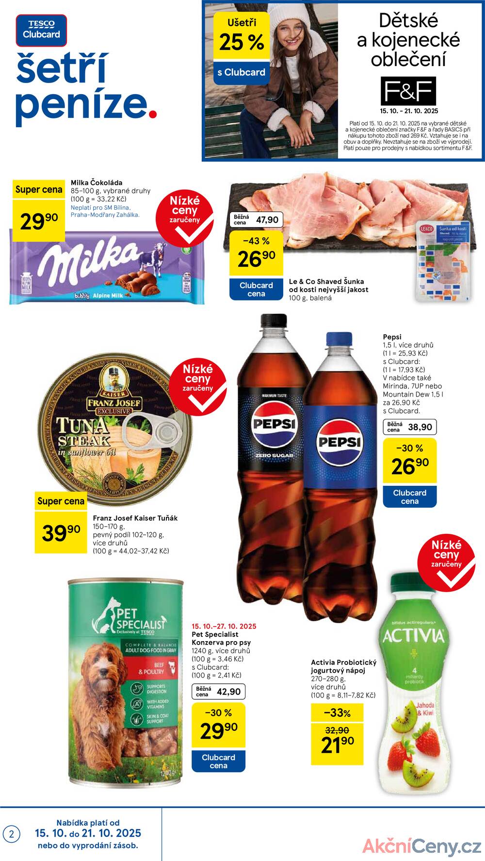 Leták Tesco - Tesco malé hypermarkety od 15.10. do 21.10.2025 - strana 2 Leták Tesco - Tesco malé hypermarkety od 15.10. do 21.10.2025 - strana 2