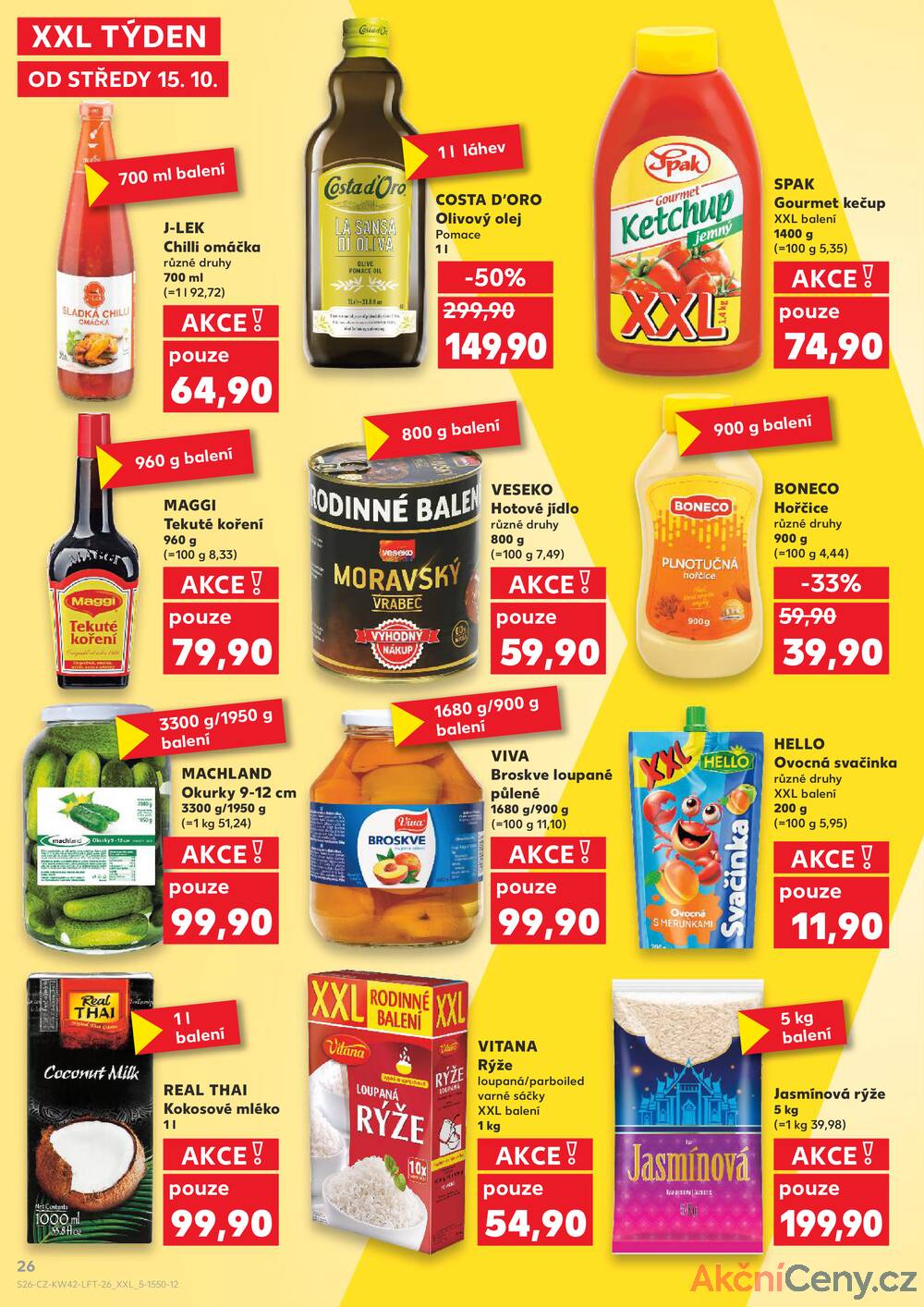 Leták Kaufland - Kaufland 15.10. - 21.10. - Kaufland - Prachatice - strana 26