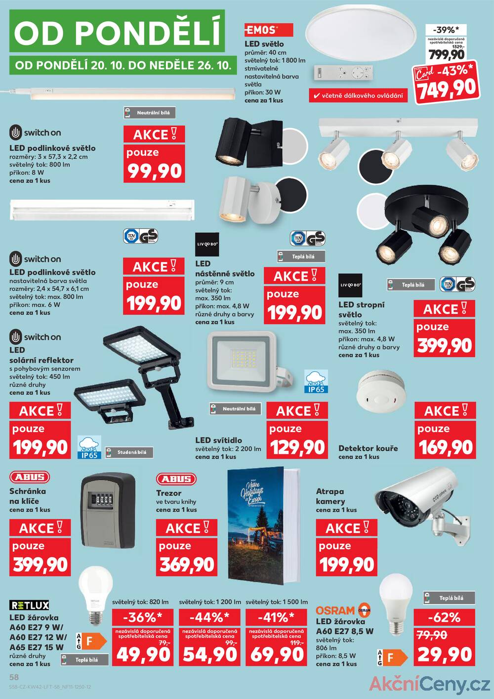 Leták Kaufland - Kaufland 15.10. - 21.10. - Kaufland - Prachatice - strana 58