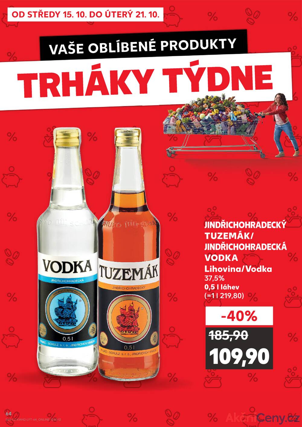 Leták Kaufland - Kaufland 15.10. - 21.10. - Kaufland - Prachatice - strana 64